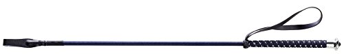 Whip & Go Reitgerte, gepunktet, 65 cm, marineblau Whip & Go Reitgerte, gepunktet, 65 cm, marineblau von Whip & Go