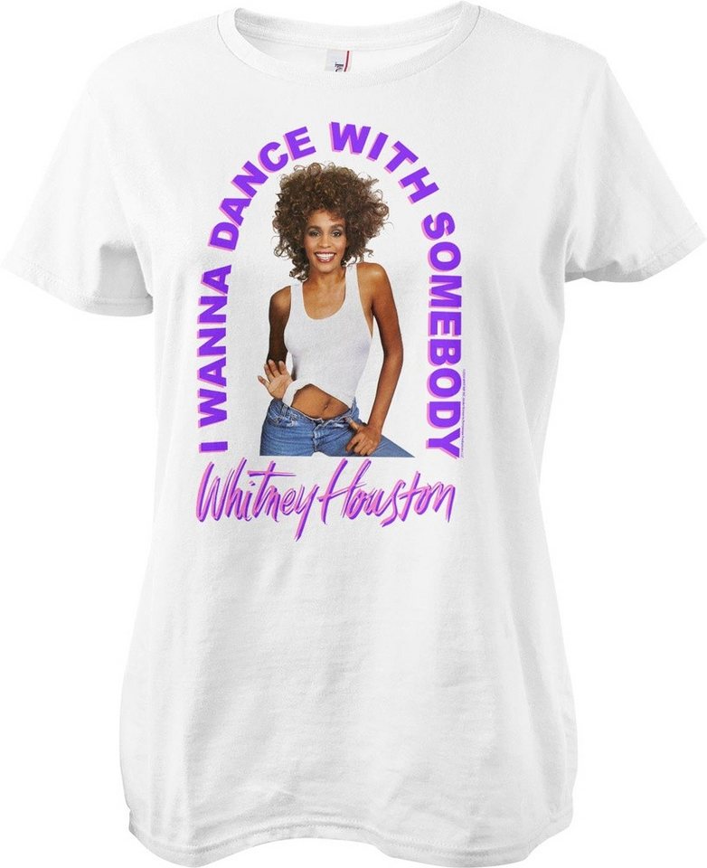 Whitney Houston T-Shirt I Wanna Dance With Somebody Girly Tee Whitney Houston T-Shirt I Wanna Dance With Somebody Girly Tee von Whitney Houston