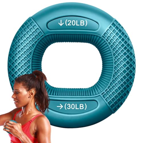 Handgriff-Stärkungsringe – Silikon-Handgreifer, Fingerstrecker-Trainer, Daumendehner, Handgelenkgriff, 2 Widerstandsstufen, Armgriff, Krafttrainingsgerät für Klettern, Muskelaufbau Handgriff-Stärkungsringe – Silikon-Handgreifer, Fingerstrecker-Trainer, Daumendehner, Handgelenkgriff, 2 Widerstandsstufen, Armgriff, Krafttrainingsgerät für Klettern, Muskelaufbau von Whnbuij