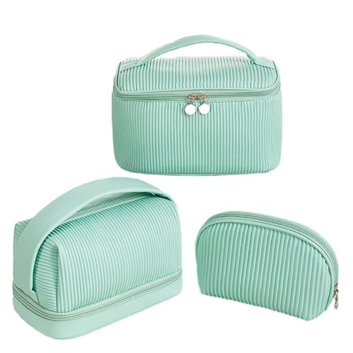 Reise-Make-up-Tasche, 3 Stück, Kosmetiktasche, Make-up-Organizer-Tasche, tragbar, wasserdicht, Make-up-Tasche mit großem Fassungsvermögen, Make-up-Tasche, Kosmetiktasche für Zubehör, Shampoo, Reise-Make-up-Tasche, 3 Stück, Kosmetiktasche, Make-up-Organizer-Tasche, tragbar, wasserdicht, Make-up-Tasche mit großem Fassungsvermögen, Make-up-Tasche, Kosmetiktasche für Zubehör, Shampoo, von Whnbuij