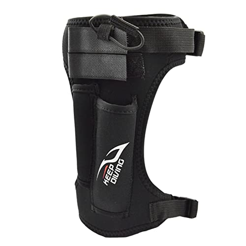 Tauchklingenscheide – Tauchbeinschneider-Set, Tauchklingenholster | Tauchen Edelstahl Tauchklingen-Set, rutschfeste Unterseite, feste Klinge, Holster zum Schnorcheln, Outdoor-Tauchen von Whnbuij