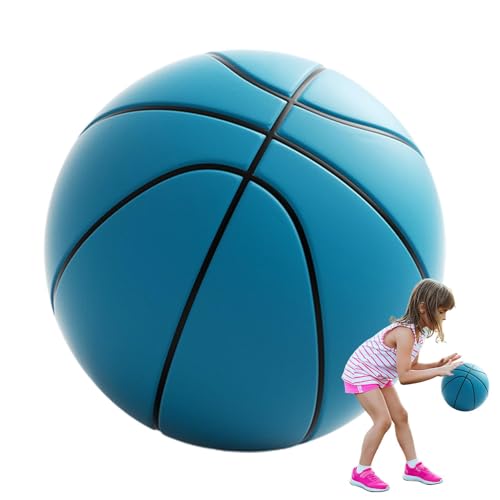 Whnbuij Leiser Basketball 3D weicher Basketball Leiser Ball | Leuchtender Schaumstoffball, stummer Basketball für ein verbessertes Spiel, stummer Basketball für Kinder, Jugendliche, adu von Whnbuij