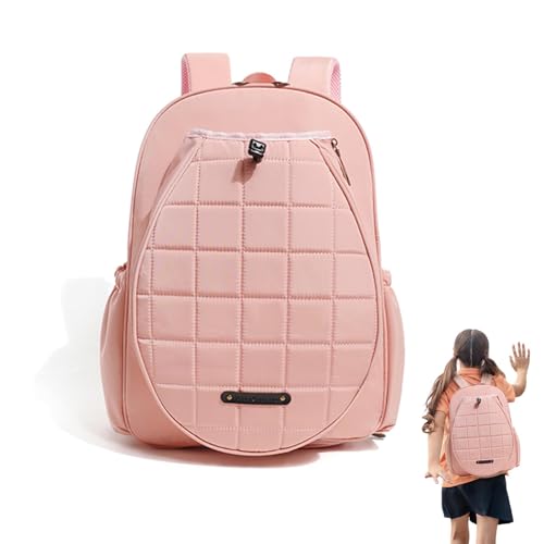 Whrcy Tennisrucksäcke,Badmintonrucksack - Badmintontasche mit verstellbaren Schultergurten,Modischer Head-Tennisrucksack, Schlägerhülle für Kinder und Erwachsene Whrcy Tennisrucksäcke,Badmintonrucksack - Badmintontasche mit verstellbaren Schultergurten,Modischer Head-Tennisrucksack, Schlägerhülle für Kinder und Erwachsene von Whrcy