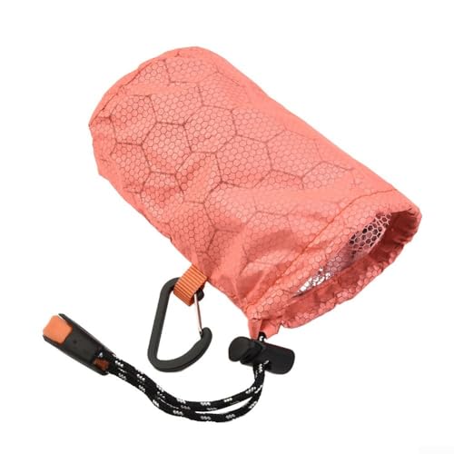 Kompakter Schlafsack-Aufbewahrungstasche, praktisch für Reisen, Feldarbeit und Situationen (Orange) von Whychstore