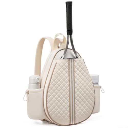 Whychstore Schlankes Design der Crossbody-Pickleball-Tasche bietet Stil und Funktionalität (Beige) von Whychstore