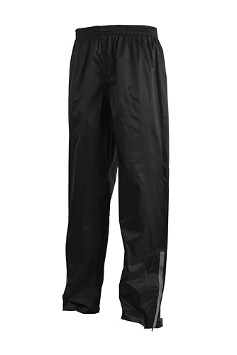 Regenhose Atmungsaktiv Schwarz XXXL von WiLa Home