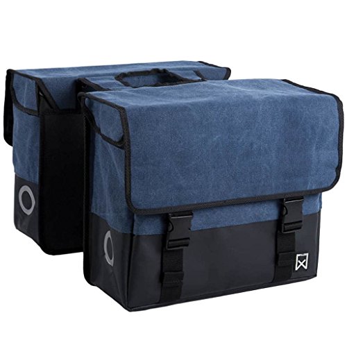 Willex Doppelte Tasche Canvas Plus Blau/Schwarz 48L von WiLa Home