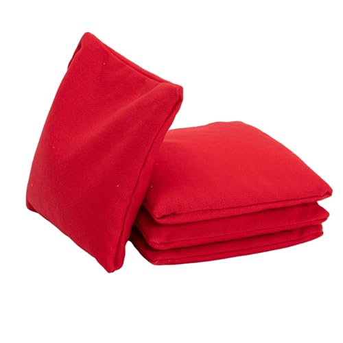 Wicked Wood Cornhole Bags – 2 x 4 offizielles ACL Lizenzprodukt – 15 x 15 cm – 450 g – ACL REC – Rot Wicked Wood Cornhole Bags – 2 x 4 offizielles ACL Lizenzprodukt – 15 x 15 cm – 450 g – ACL REC – Rot von Wicked Wood Games