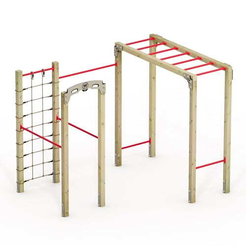 Wickey Fitnessgerät - Fit Base 820 - Outdoor Fitnessstudio, Gym für Zuhause, Klettern und Sport für Jugendliche und Erwachsene im Garten mit Klimmzugstange Wickey Fitnessgerät - Fit Base 820 - Outdoor Fitnessstudio, Gym für Zuhause, Klettern und Sport für Jugendliche und Erwachsene im Garten mit Klimmzugstange von Wickey