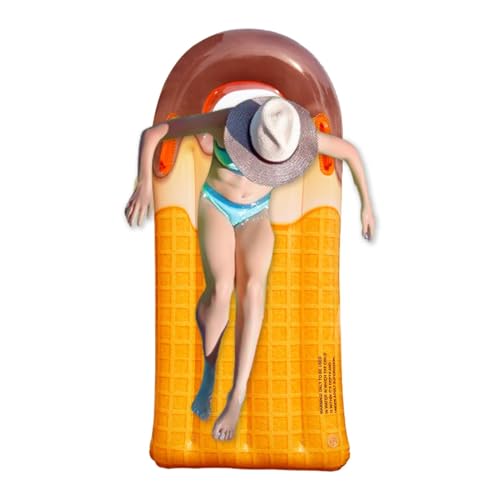 Wiclnyg Surf-Float-Board, aufblasbares Bodyboard mit Griffen | Schwimmende Schwimmbretter Surf Body - Schwimmendes Sommerwasserspaßspielzeug für Kinder im Schwimmbad von Wiclnyg