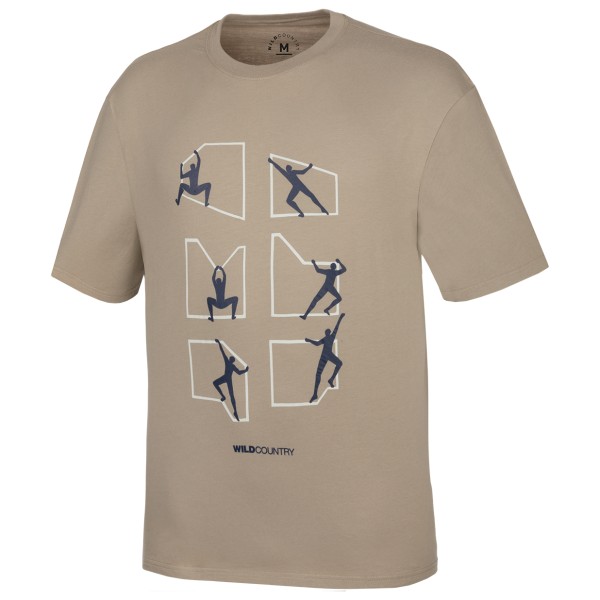 Wild Country - Sequence T-Shirt - T-Shirt Gr L beige Wild Country - Sequence T-Shirt - T-Shirt Gr L beige von Wild Country