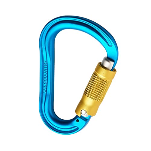 Wild Country Xenon HMS Trilock Blau - Leichter robuster Karabiner, Größe One Size - Farbe Blue - Yellow von Wild Country