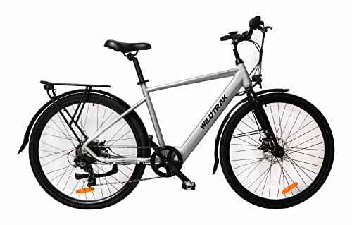 WILDTRAK Unisex – Erwachsene WILDTRACK Cotswold E-Bike, Silver, 700c von Wildtrak