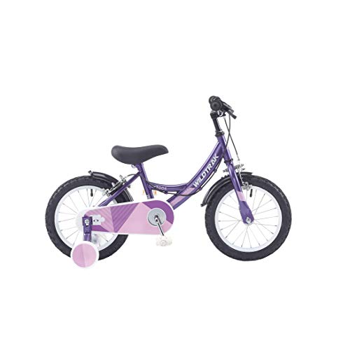 Wildtrak Mädchen Wt005 9x14 SGL Lilac Fahrrad, 35,6 cm (14 Zoll) Rad, Flieder, 14 Inch Wheel von Wildtrak
