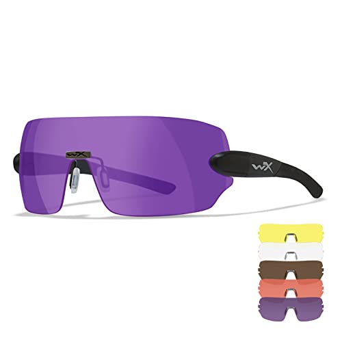 Wiley X │ WX Detection | Sonnenbrille Herren │ Klar, Gelb, Orange, Violett, Kupfer/Matt Schwarz | Schutzbrille │ Taktische Militärische MTB Brille Laufbrille Radfahren | 100% UVA/UVB-Schutz Wiley X │ WX Detection | Sonnenbrille Herren │ Klar, Gelb, Orange, Violett, Kupfer/Matt Schwarz | Schutzbrille │ Taktische Militärische MTB Brille Laufbrille Radfahren | 100% UVA/UVB-Schutz von Wiley X