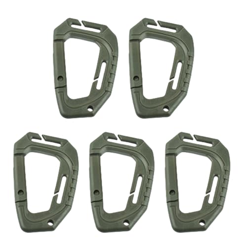 Wilgure 5 Große Starke Karabiner Kleine Karabiner Schlüsselanhänger Karabiner Clip Für Outdoor Aktivitäten von Wilgure