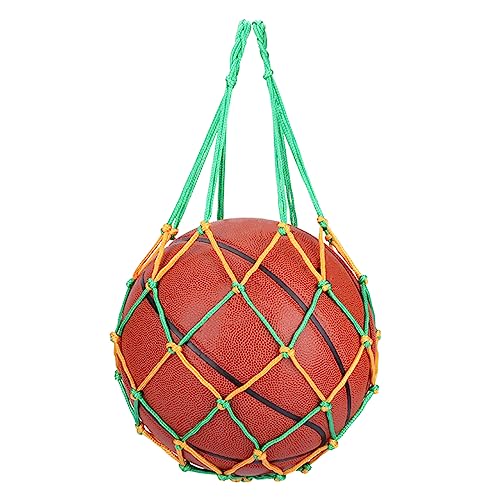 Wilgure Fußball Netztasche Nylon Basketball Aufbewahrungstasche Netztaschen Volleyball Tasche Außenbereich von Wilgure