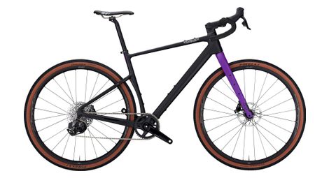 wilier triestina adlar gravel bike sram rival xplr etap axs 12s 700 mm schwarz lila 2024   bikepacking kit von Wilier Triestina