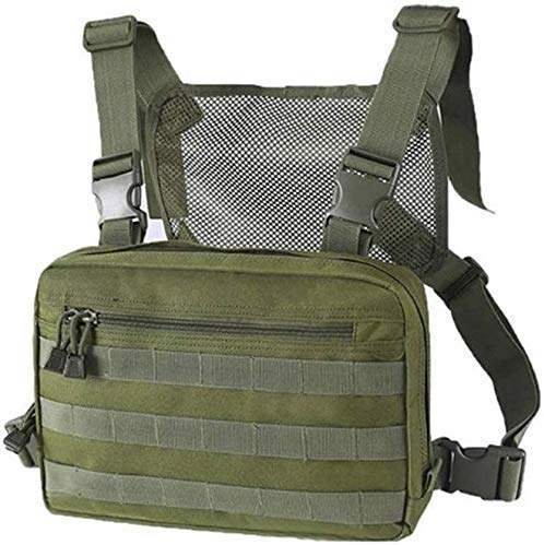 Will Outdoor Brusttasche Tactical Combat MOLLE Gurt Brusttasche Multifunktionale Umhängetasche Tactical Vest Bag von Will Outdoor