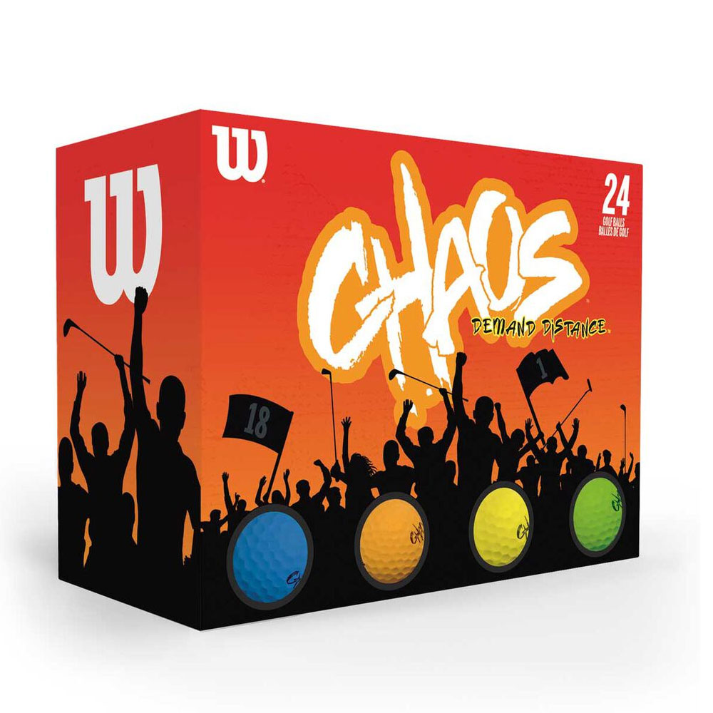 'Wilson Chaos GolfbÃ¤lle 24er farblich gemischt' von 'Wilson Golf'