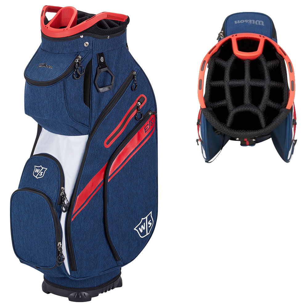 'Wilson Staff EXO Cart II Bag navy/weiss/rot' 'Wilson Staff EXO Cart II Bag navy/weiss/rot' von 'Wilson Golf'