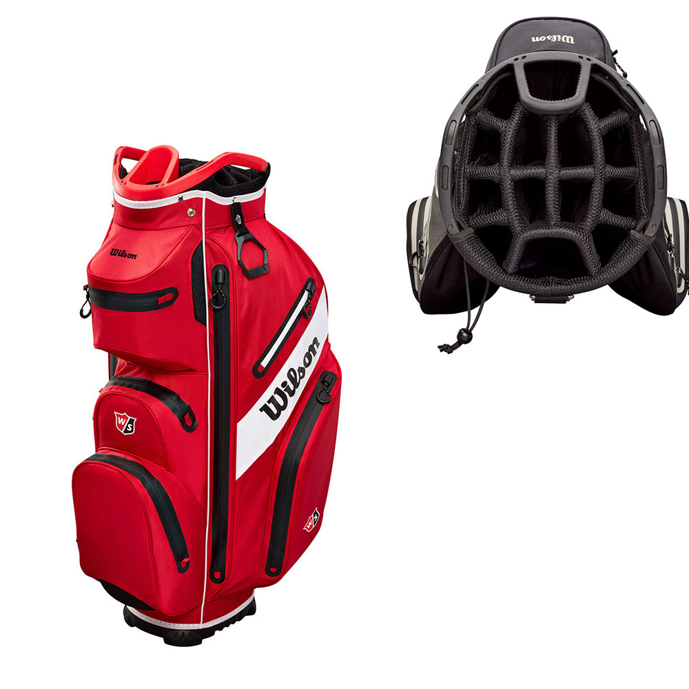 'Wilson Staff EXO Dry Cart Bag rot/schwarz' 'Wilson Staff EXO Dry Cart Bag rot/schwarz' von 'Wilson Golf'