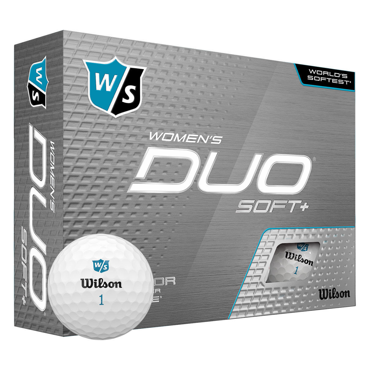 Wilson Staff Womens White DUO Soft Premium 12 Pack of Golf Balls, One Size | American Golf - Father's Day Gift von Wilson