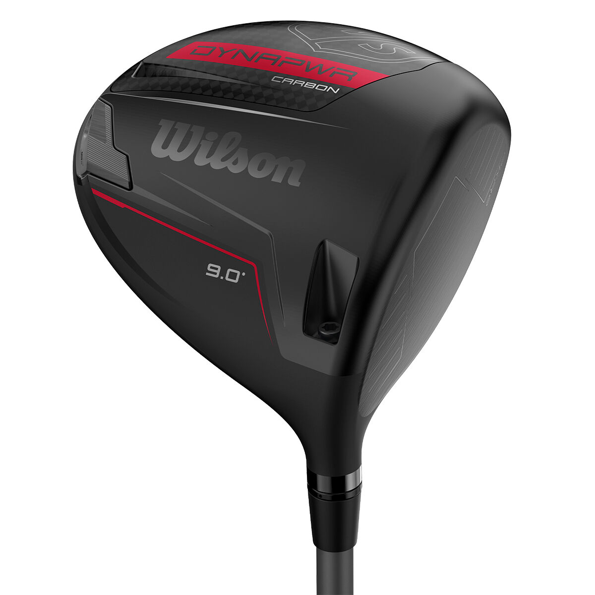 Wilson Staff Men's Black and Red Adjustable Dynapower Carbon Custom Fit Golf Driver | American Golf, One Size von Wilson Staff