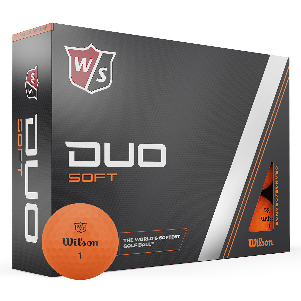 Wilson Staff Orange DUO Soft 12 Golf Ball Pack | American Golf, von Wilson Staff