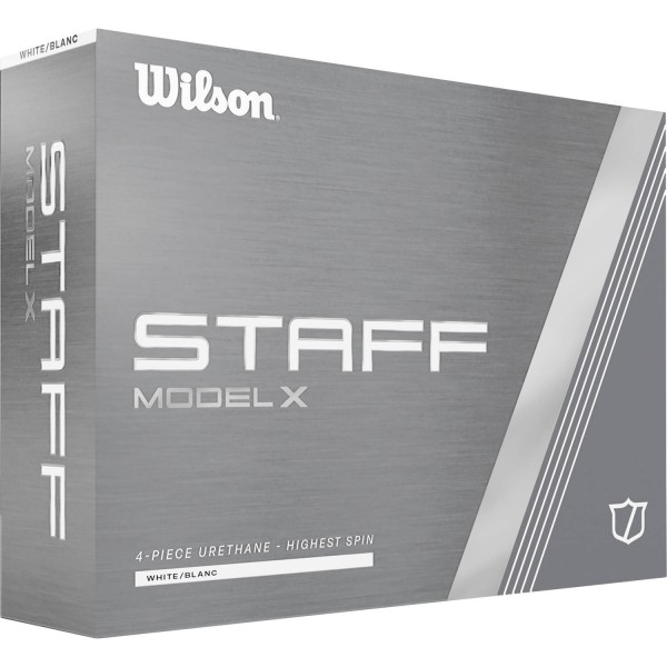 Wilson Staff Staff Model X Golfbälle - 12er Pack weiß von Wilson Staff
