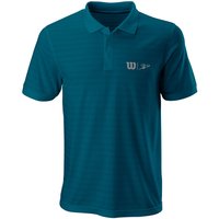 Wilson Bela Stripe Ii Polo Herren Blau - Xl von Wilson