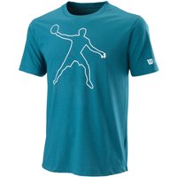 Wilson Bela Tech Ii T-shirt Herren Blau - S Wilson Bela Tech Ii T-shirt Herren Blau - S von Wilson