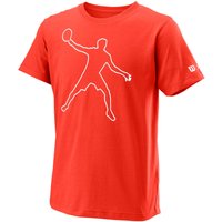 Wilson Bela Tech Ii T-shirt Jungen Orange von Wilson