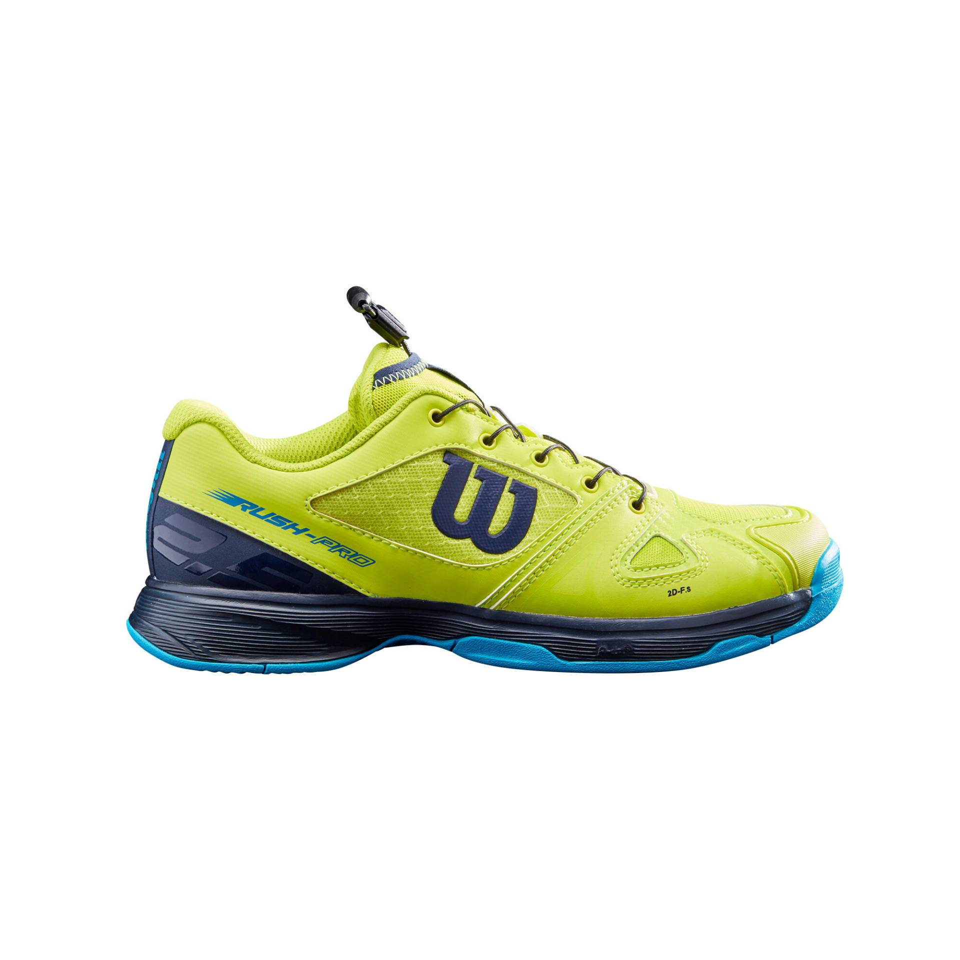 Kinder Tennisschuhe - Wilson Rush Pro QL gelb von Wilson