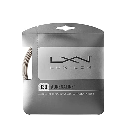 Luxilon Unisex Tennissaite Adrenaline 125, grau, 12,2 Meter, 1,30 mm, WRZ993900 Luxilon Unisex Tennissaite Adrenaline 125, grau, 12,2 Meter, 1,30 mm, WRZ993900 von Wilson