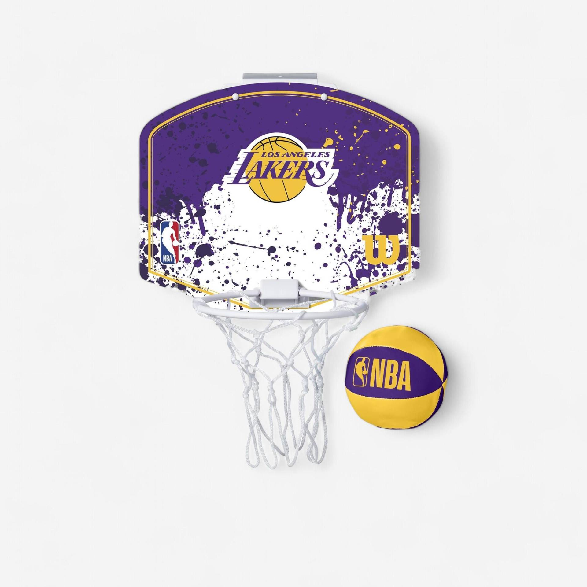 Mini Basketballkorb mit Ball für Türbefestigung - Wilson NBA Los Angeles Lakers Mini Basketballkorb mit Ball für Türbefestigung - Wilson NBA Los Angeles Lakers von Wilson