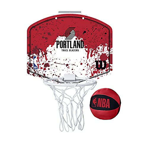 Wilson Mini-Basketballkorb NBA TEAM MINI HOOP, PORTLAND TRAIL BLAZERS, Kunststoff Wilson Mini-Basketballkorb NBA TEAM MINI HOOP, PORTLAND TRAIL BLAZERS, Kunststoff von Wilson