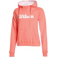 Wilson Script Hoody Damen Koralle Wilson Script Hoody Damen Koralle von Wilson