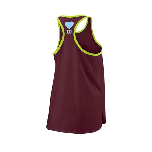 Wilson W Queen Tech Tank T-Shirt für Damen, Damen, Unterhemd, WRA792303XL, Feige, XL Wilson W Queen Tech Tank T-Shirt für Damen, Damen, Unterhemd, WRA792303XL, Feige, XL von Wilson