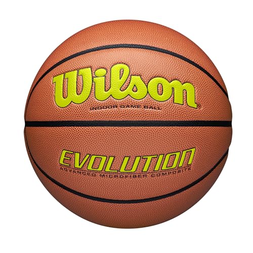 Wilson Evolution 295 Indoor Game Ball WTB0595XB703, Unisex basketballs, orange, 7 EU Wilson Evolution 295 Indoor Game Ball WTB0595XB703, Unisex basketballs, orange, 7 EU von Wilson