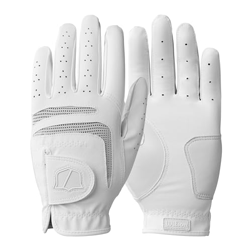 WILSON Grip Plus Golfhandschuh für Damen, linke Hand, Weiß, Größe S WILSON Grip Plus Golfhandschuh für Damen, linke Hand, Weiß, Größe S von Wilson