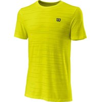 WILSON Herren Shirt KAOS RAPIDE SMLS CREW II Sulphur Sp von Wilson