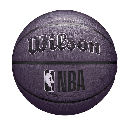 WILSON NBA Forge Basketball für drinnen und draußen, Violett, Größe 17,8–74,9 cm von Wilson