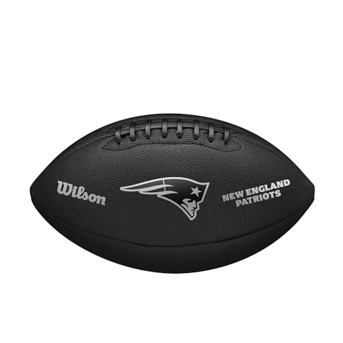 WILSON NFL Team Metallic Premiere Fußball, offizielle Größe, New England Patriots von Wilson