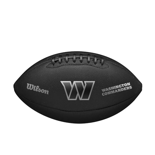 WILSON NFL Team Metallic Premiere Fußball, offizielle Größe, Washington Commanders von Wilson