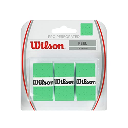 Wilson Perforierter Pro Tennisschläger Over Grip, Grün Wilson Perforierter Pro Tennisschläger Over Grip, Grün von Wilson
