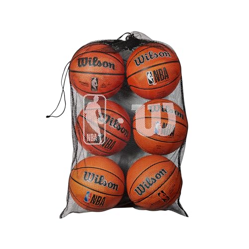 WILSON Unisex-Erwachsene NBA 8 Ball MESH Carry Bag BL Tasche von Wilson