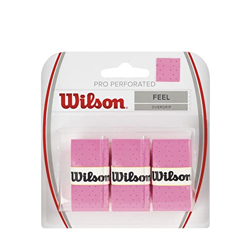 Wilson Unisex – Erwachsene Pro Overgrip Perforated Tennisgriff, Pink, Einheitsgröße Wilson Unisex – Erwachsene Pro Overgrip Perforated Tennisgriff, Pink, Einheitsgröße von Wilson