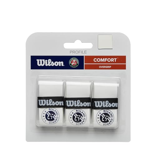 Wilson Unisex – Erwachsene Roland-Garros Tennis Overgrip Tennisschläger, weiß/Marineblau Wilson Unisex – Erwachsene Roland-Garros Tennis Overgrip Tennisschläger, weiß/Marineblau von Wilson