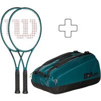 Wilson 2x Blade 98S V9 Plus Schlägertasche - Größe L4 von Wilson